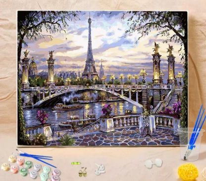 Paris Eiffel Tower 1 | Paint by Numbers