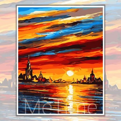 Beautiful Sunset Paint by Numbers