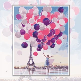 Balloons at Eiffel Tower Paris