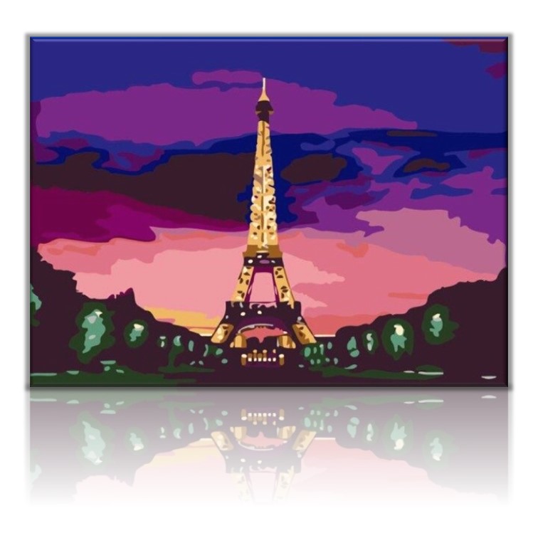 Eiffel Tower in Sunset