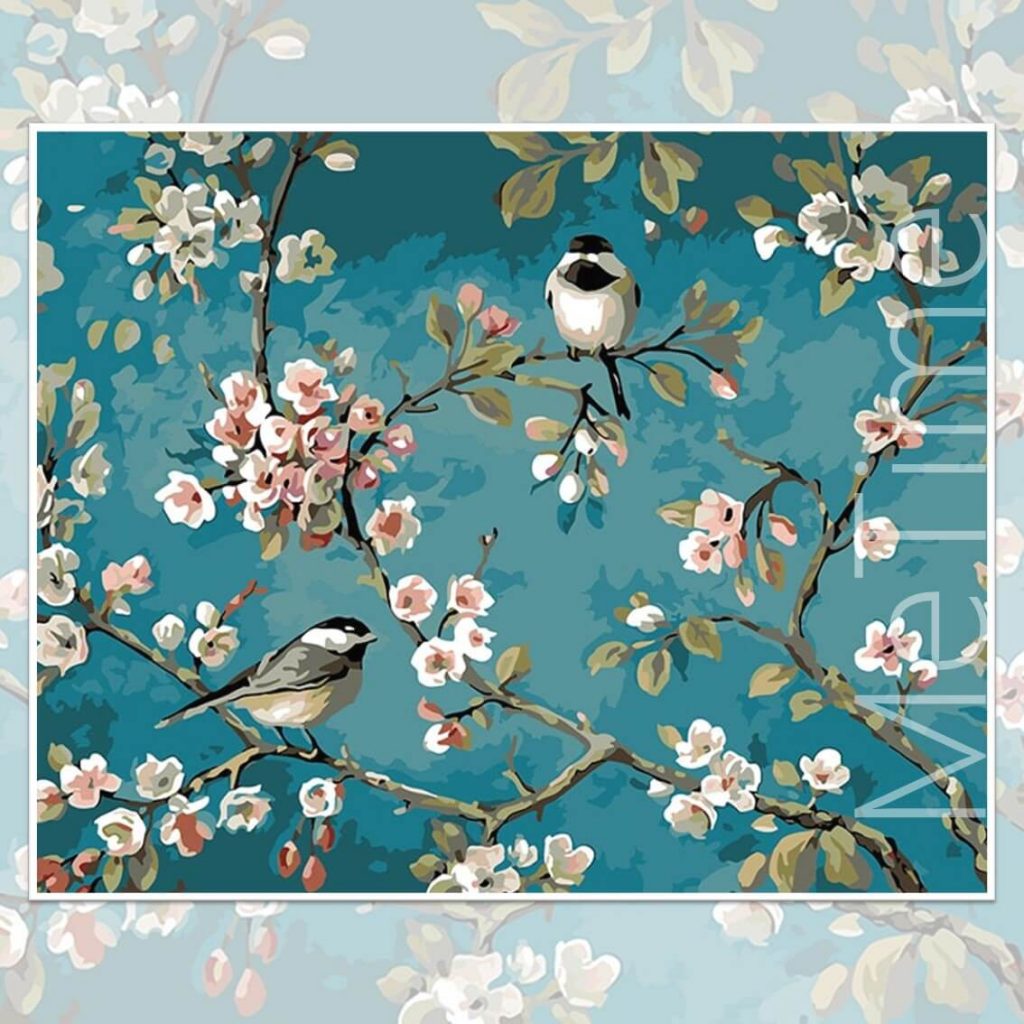 Birds Flowers