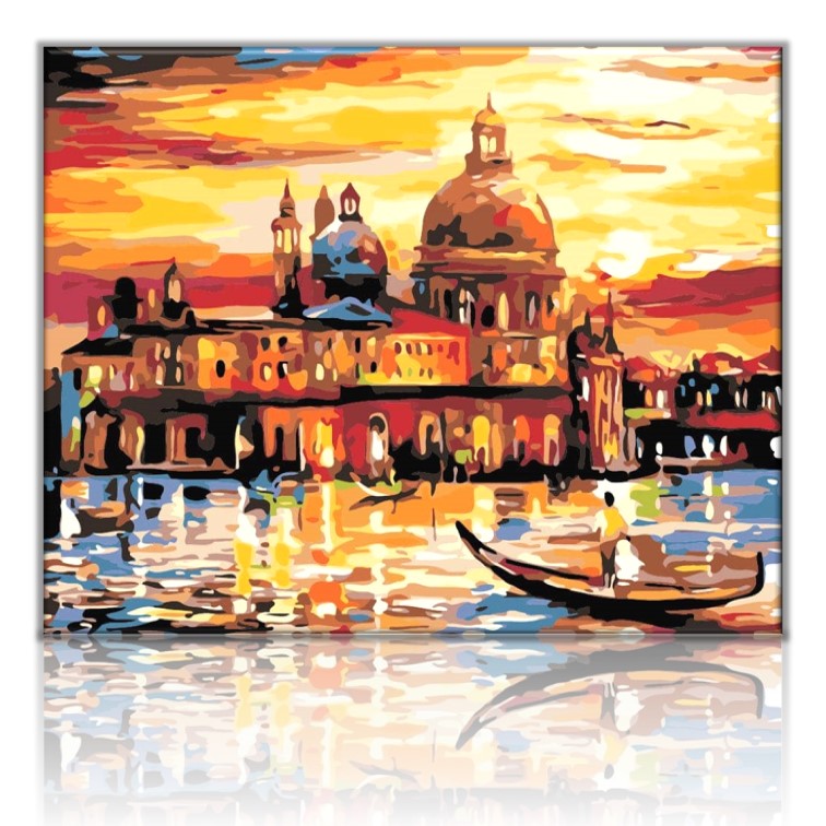 Venice in Sunset | Painting by Numbers Malaysia
