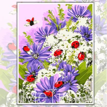 Ladybugs & Flowers