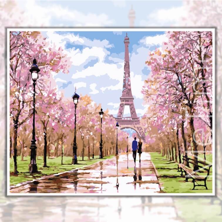 Romantic Walk in Paris
