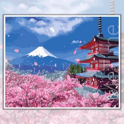 Sakura Mount Fuji