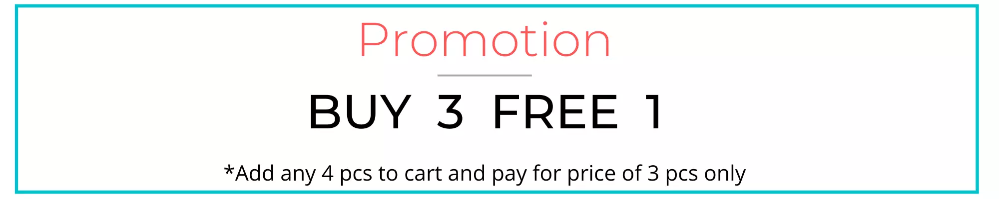 MeTime Art Buy 3 Free 1 Promotion