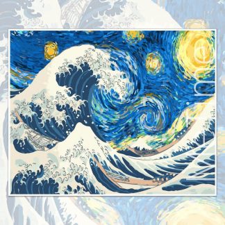Starry Night and The Wave